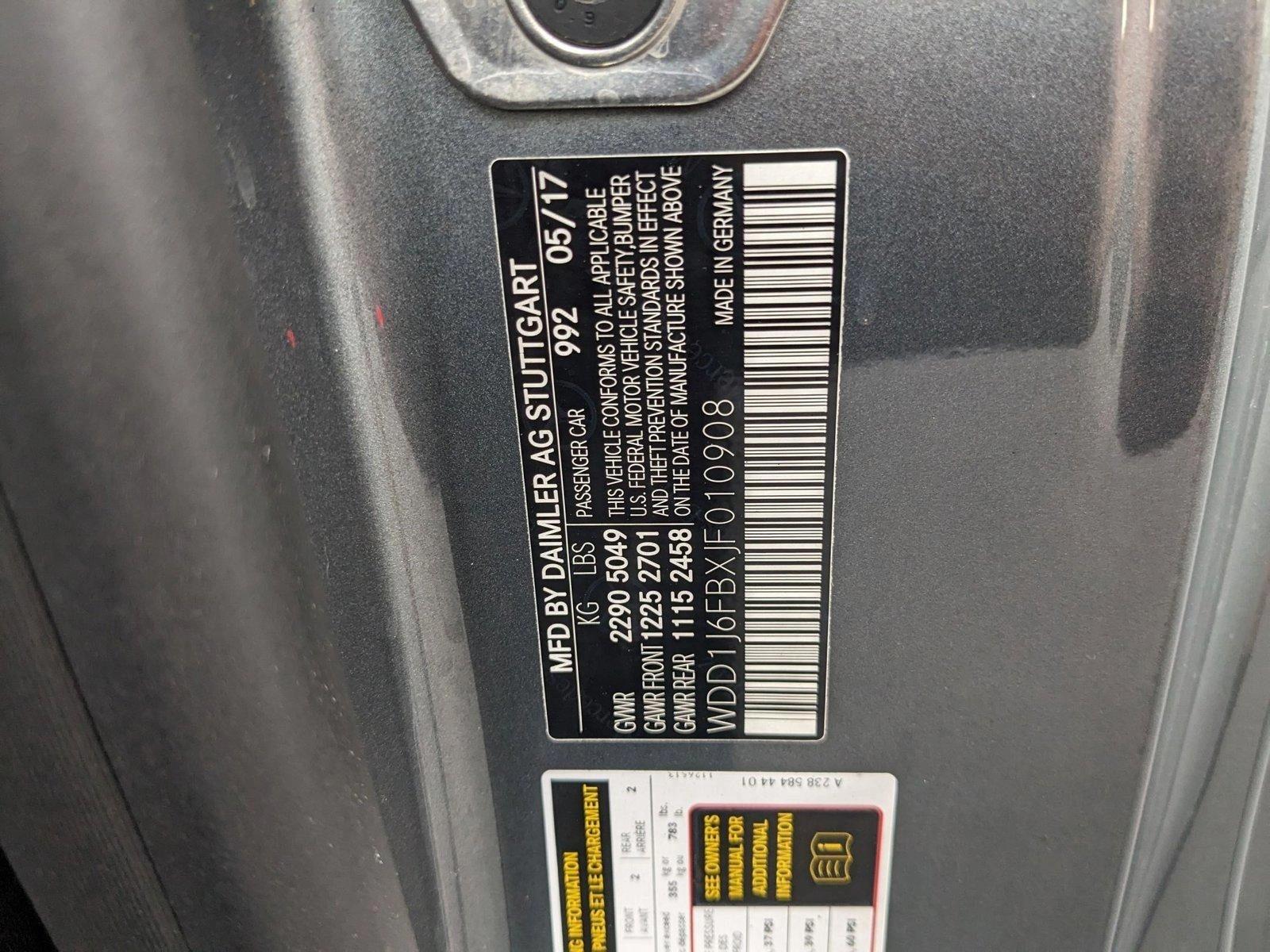 2018 Mercedes-Benz E-Class Vehicle Photo in Sanford, FL 32771