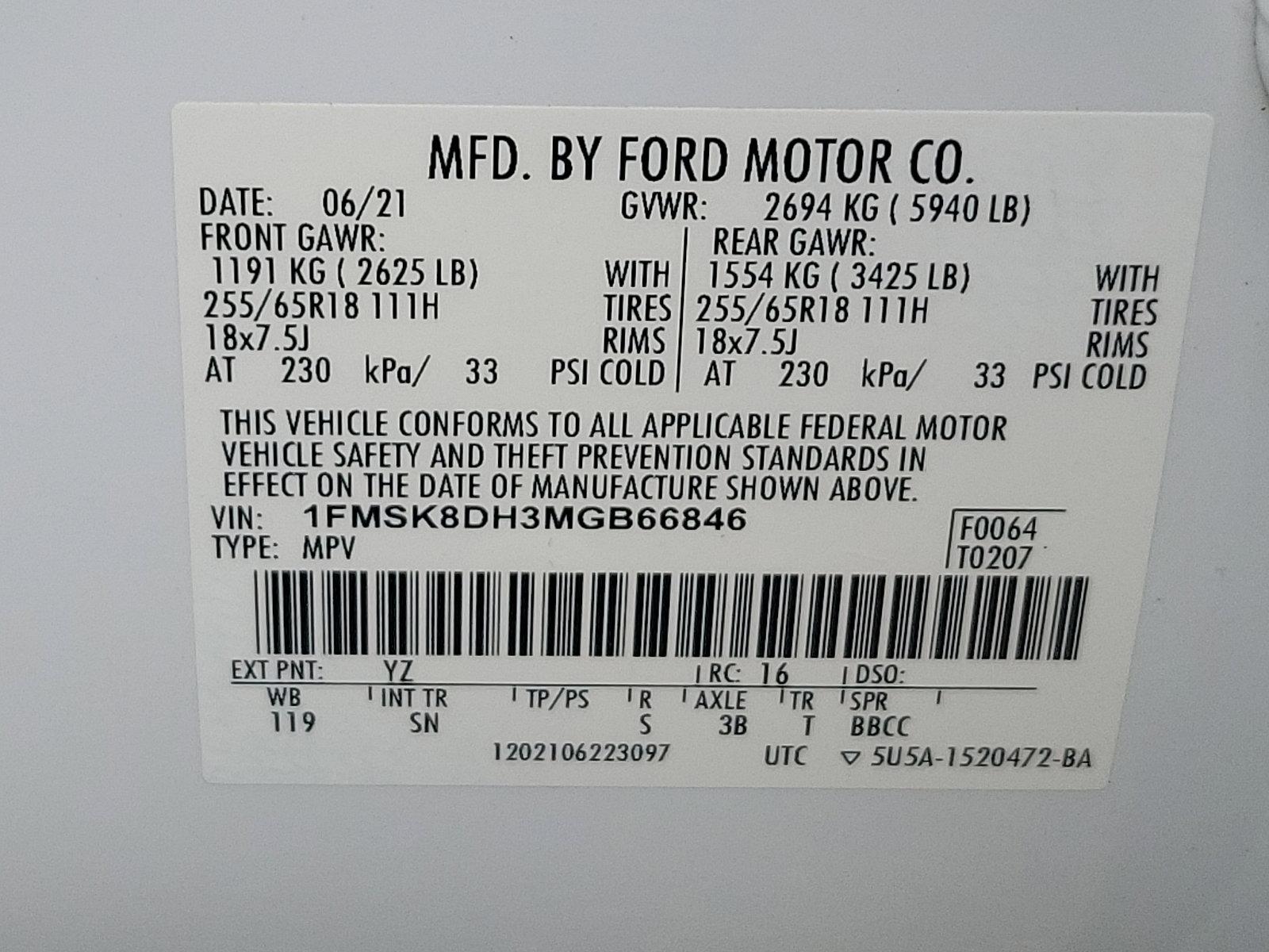 2021 Ford Explorer Vehicle Photo in BETHLEHEM, PA 18017-9401