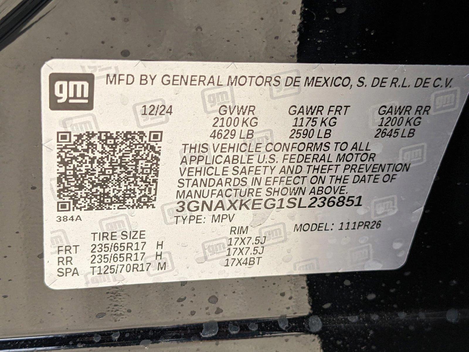 2025 Chevrolet Equinox Vehicle Photo in MIAMI, FL 33172-3015