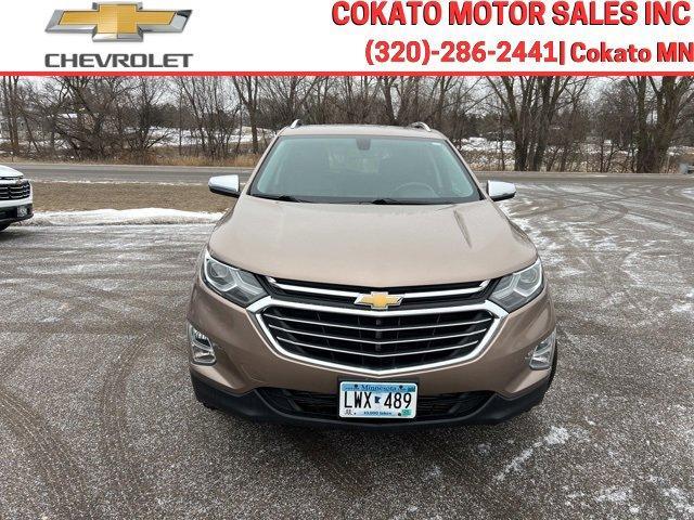 Used 2018 Chevrolet Equinox Premier with VIN 3GNAXXEU4JL172158 for sale in Cokato, Minnesota