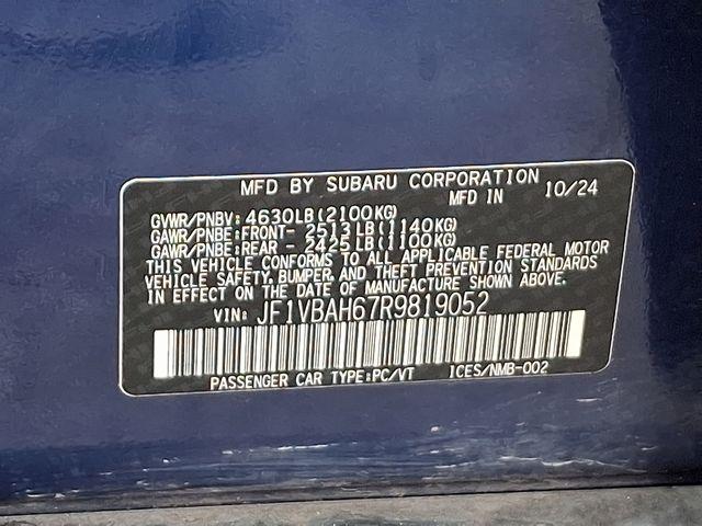 2024 Subaru WRX Vehicle Photo in PAWLING, NY 12564-3219