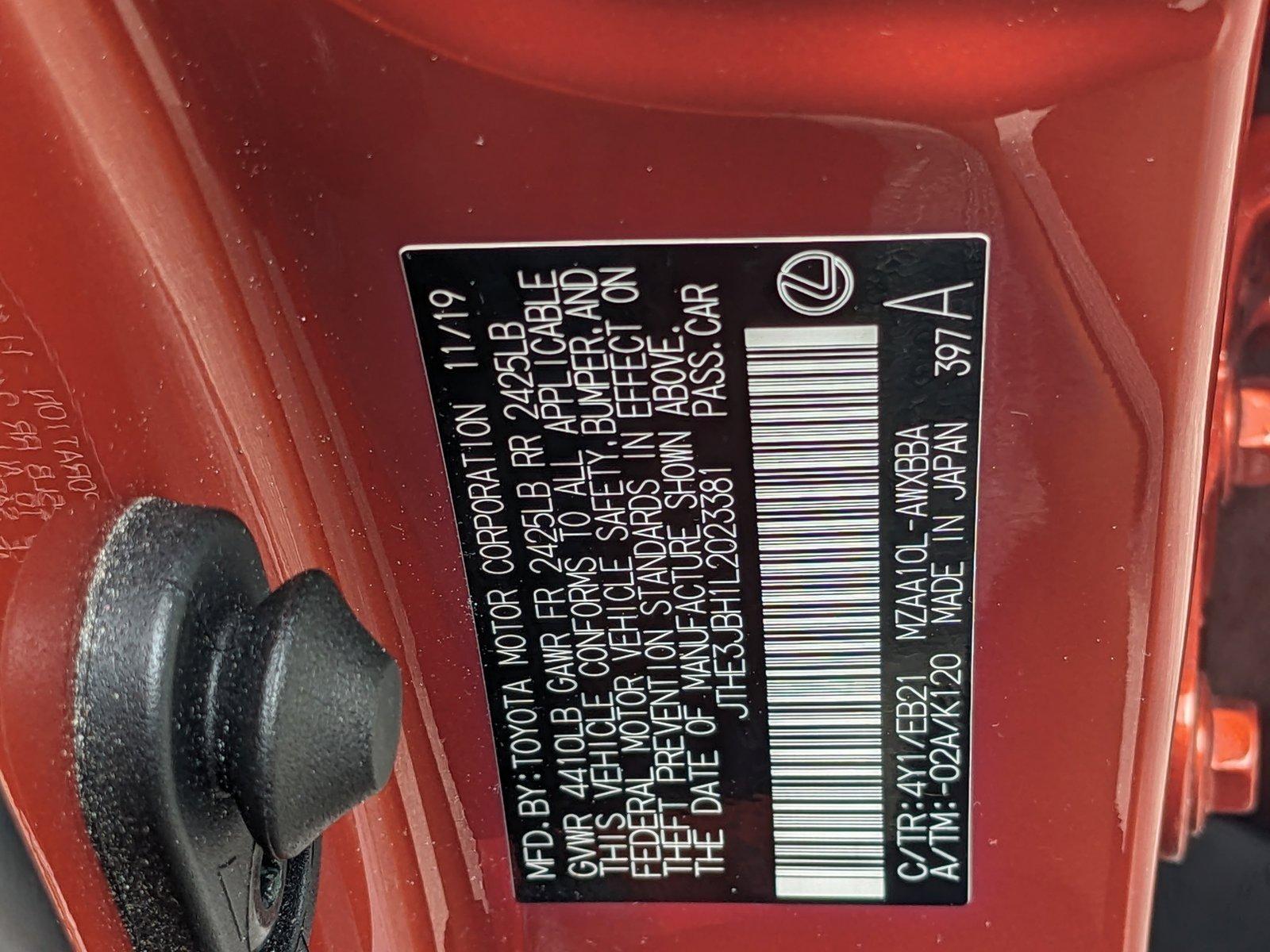 2020 Lexus UX 200 Vehicle Photo in West Palm Beach, FL 33417