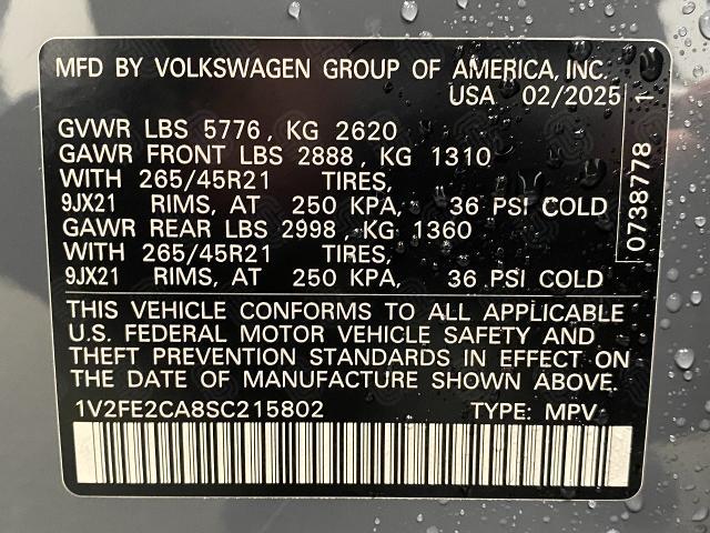 2025 Volkswagen Atlas Cross Sport Vehicle Photo in Appleton, WI 54913