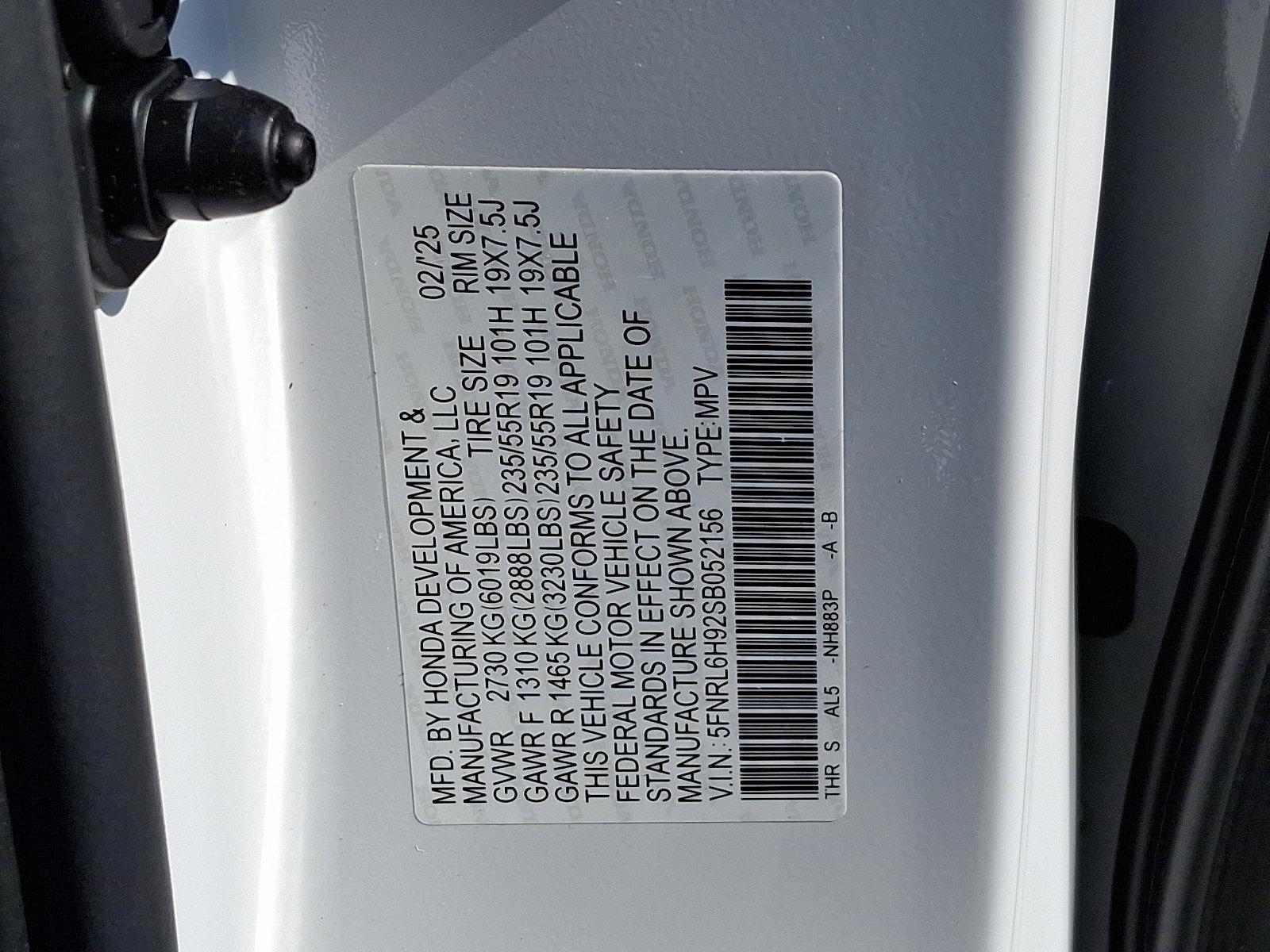 2025 Honda Odyssey Vehicle Photo in Harrisburg, PA 17111