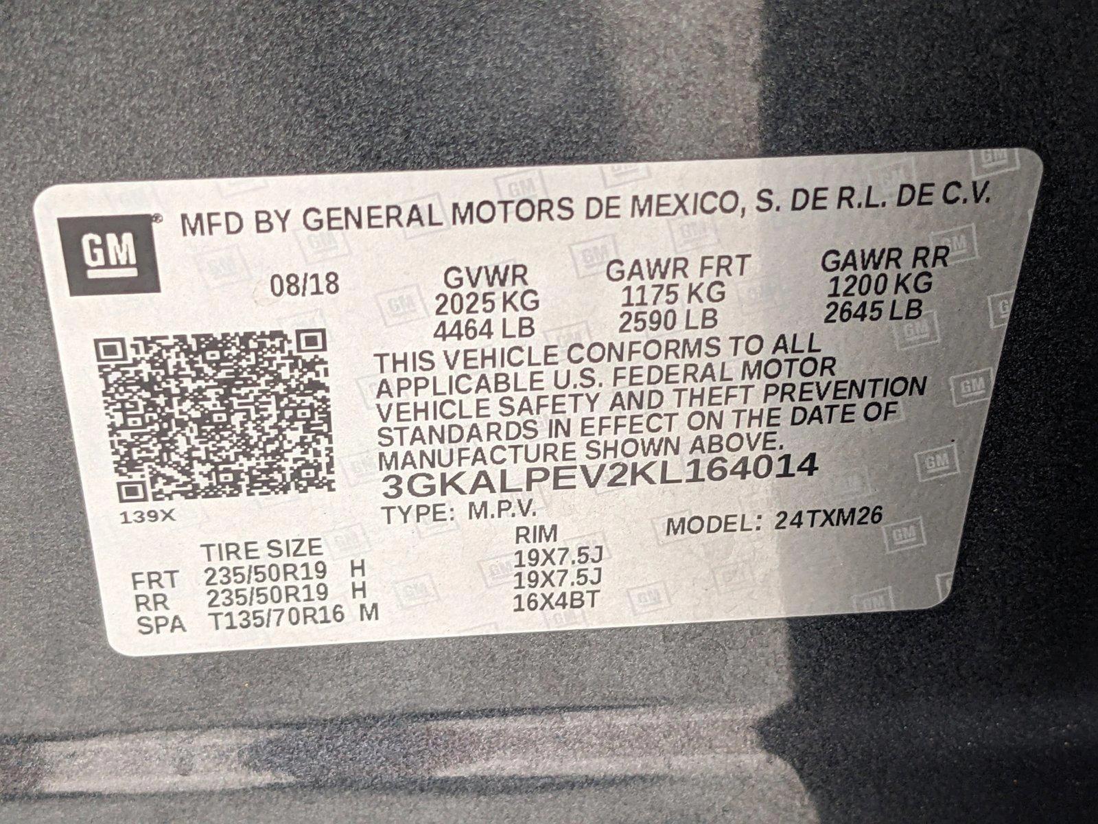 2019 GMC Terrain Vehicle Photo in GREENACRES, FL 33463-3207