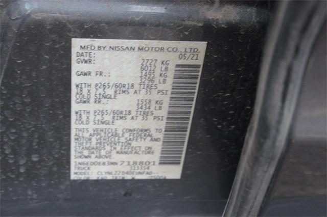 2021 Nissan Frontier Vehicle Photo in AURORA, CO 80012-4011