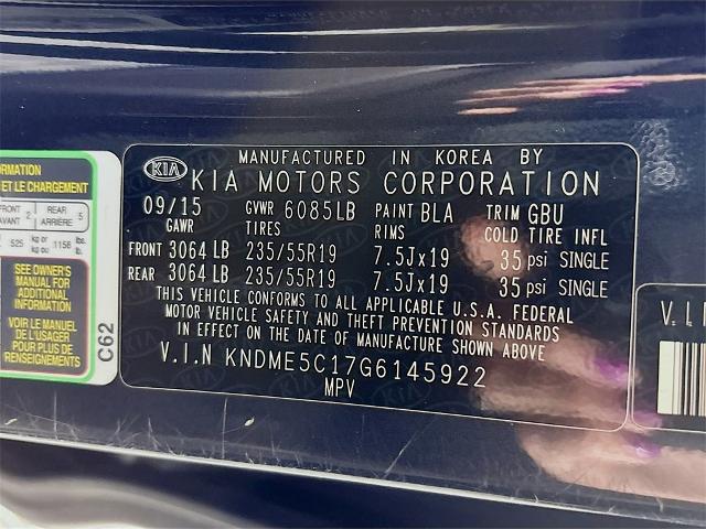 2016 Kia Sedona Vehicle Photo in PUYALLUP, WA 98371-4149