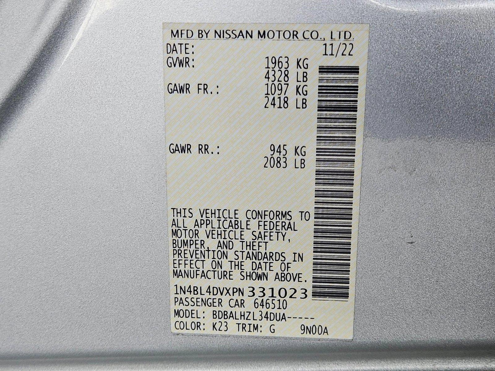 2023 Nissan Altima Vehicle Photo in Henderson, NV 89014