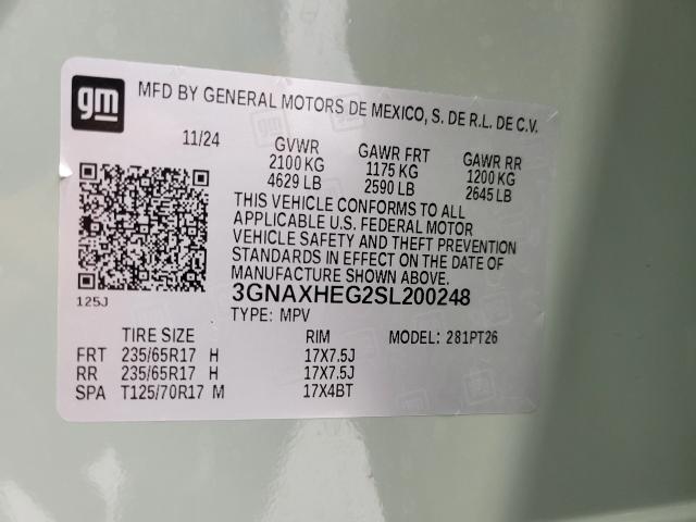 2025 Chevrolet Equinox Vehicle Photo in APPLETON, WI 54914-4656