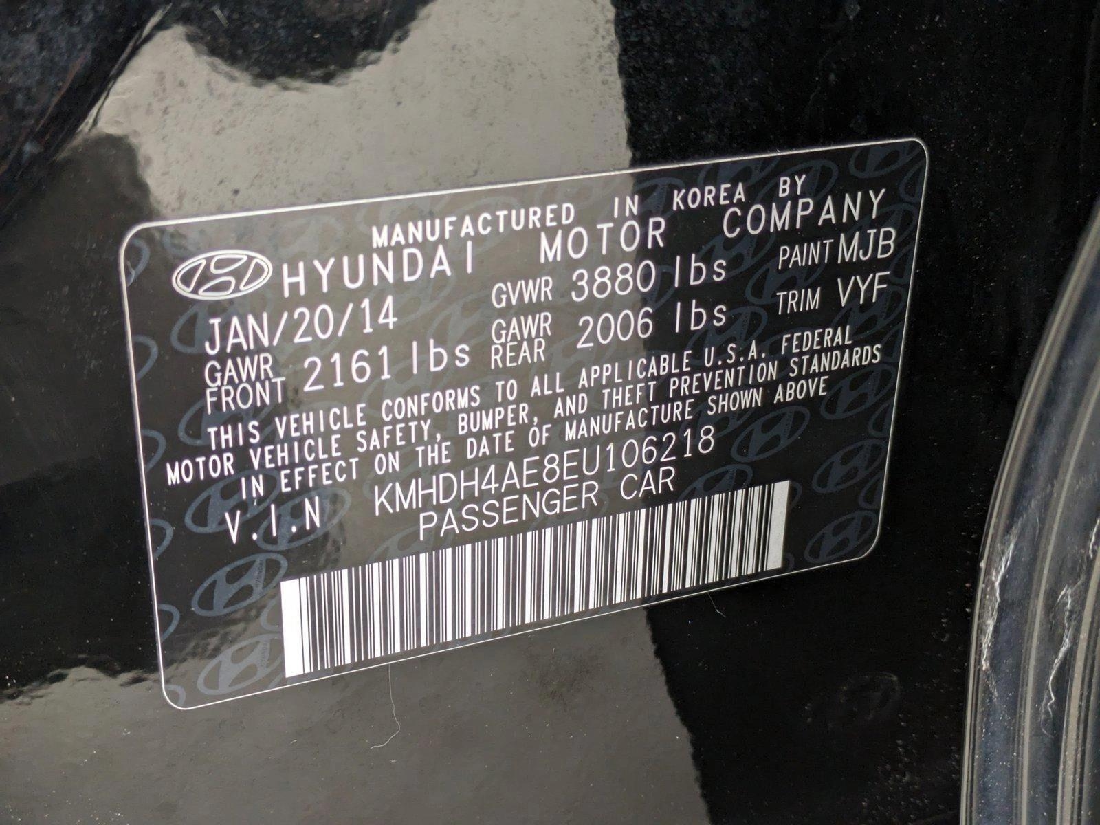 2014 Hyundai Elantra Vehicle Photo in TIMONIUM, MD 21093-2300