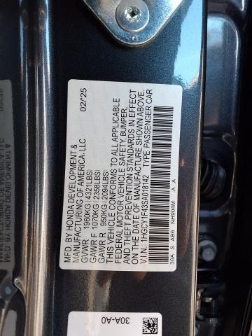 2025 Honda Accord Sedan Vehicle Photo in Oshkosh, WI 54904