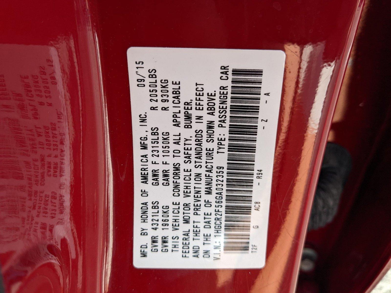 2016 Honda Accord Sedan Vehicle Photo in Orlando, FL 32811