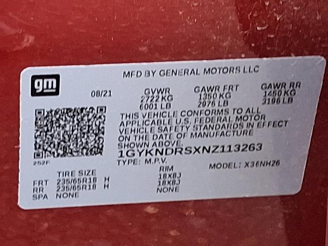 2022 Cadillac XT5 Vehicle Photo in TREVOSE, PA 19053-4984