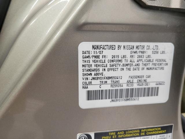 2008 INFINITI M45 Vehicle Photo in NEENAH, WI 54956-2243