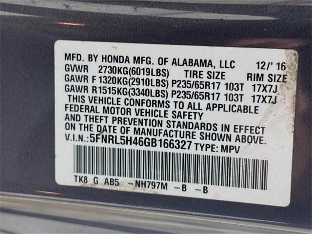 2016 Honda Odyssey Vehicle Photo in Everett, WA 98204