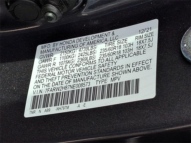 2022 Honda CR-V Vehicle Photo in New Bloomfield, PA 17068