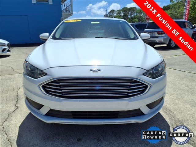 Used 2018 Ford Fusion SE with VIN 3FA6P0H73JR238410 for sale in Titusville, FL
