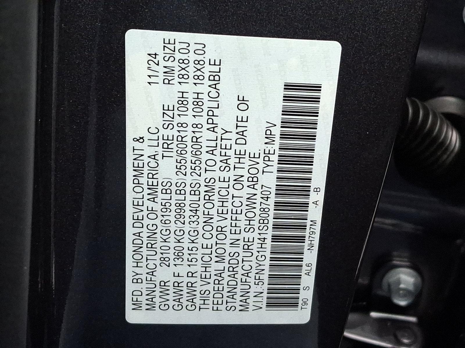 2025 Honda Pilot Vehicle Photo in Harrisburg, PA 17111