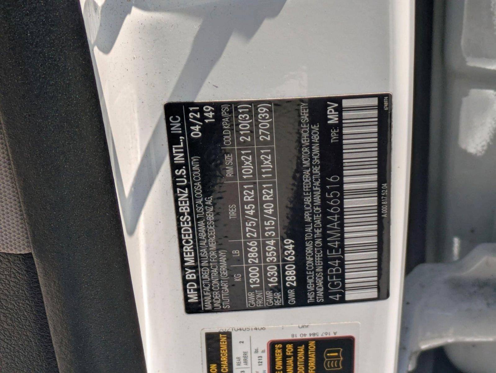 2021 Mercedes-Benz GLE Vehicle Photo in Coconut Creek, FL 33073