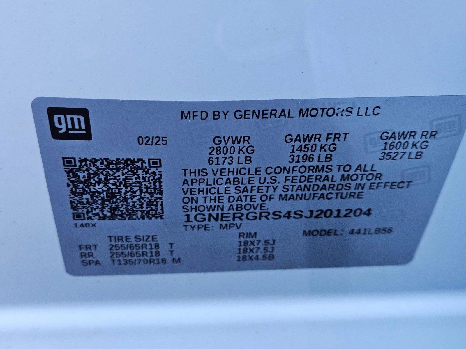 2025 Chevrolet Traverse Vehicle Photo in GREENACRES, FL 33463-3207