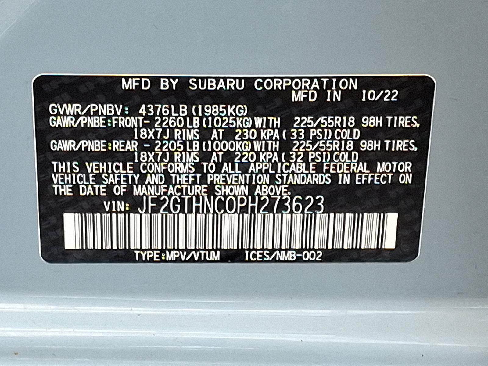 2023 Subaru Crosstrek Vehicle Photo in Easton, PA 18045