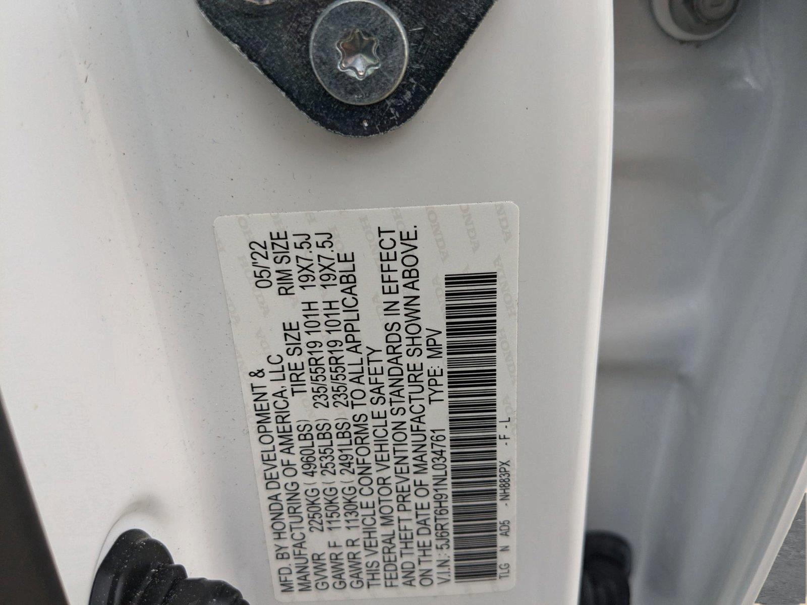 2022 Honda CR-V Hybrid Vehicle Photo in Winter Park, FL 32792