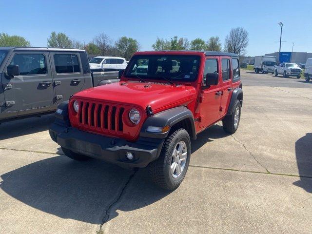 Used 2023 Jeep Wrangler 4-Door Sport S with VIN 1C4HJXDN2PW505334 for sale in Dexter, MO