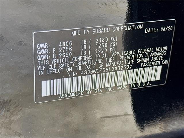 2020 Subaru Legacy Vehicle Photo in Everett, WA 98204