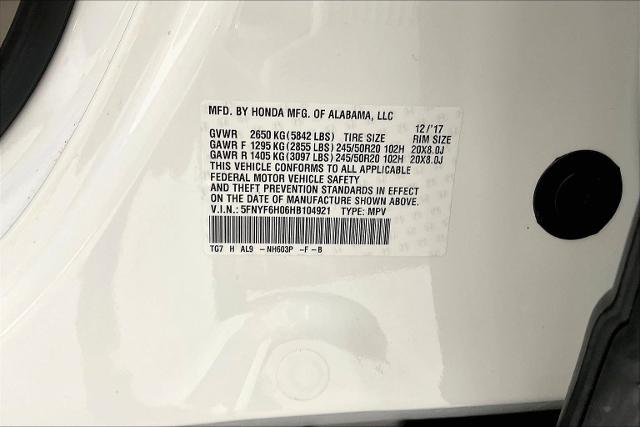 2017 Honda Pilot Vehicle Photo in Grapevine, TX 76051