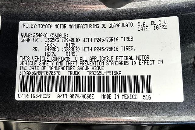 2023 Toyota Tacoma 2WD Vehicle Photo in Tulsa, OK 74145