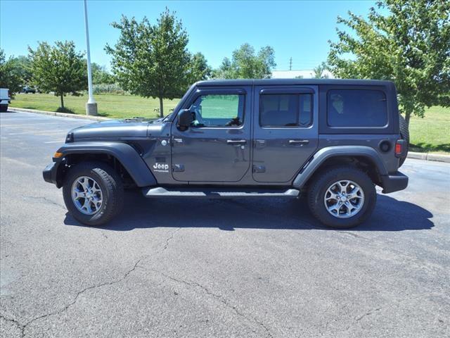 Used 2020 Jeep Wrangler Unlimited Freedom with VIN 1C4HJXDGXLW241937 for sale in Avon, OH