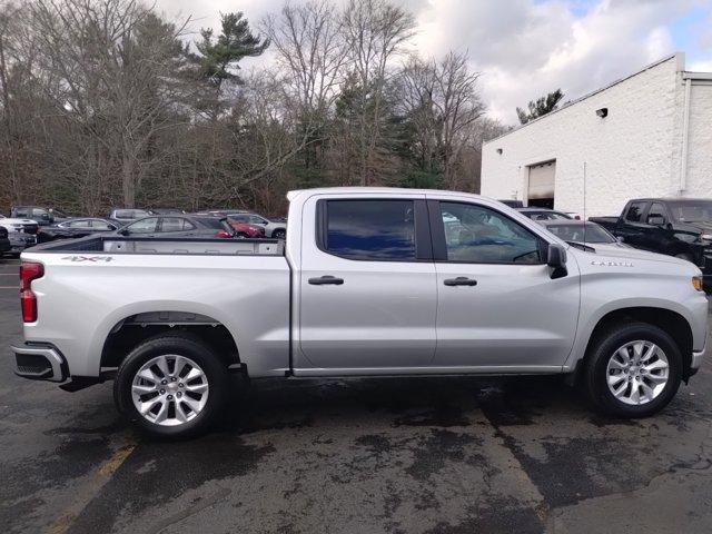 Used 2022 Chevrolet Silverado 1500 Limited Custom with VIN 3GCPYBEK3NG156470 for sale in RAYNHAM, MA