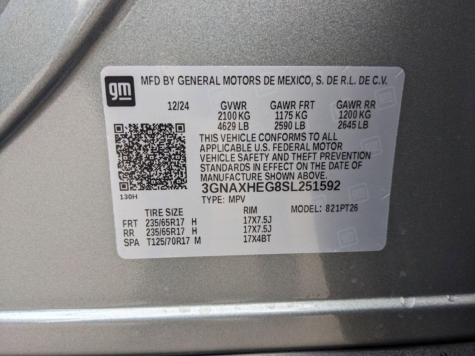 2025 Chevrolet Equinox Vehicle Photo in HOUSTON, TX 77034-5009