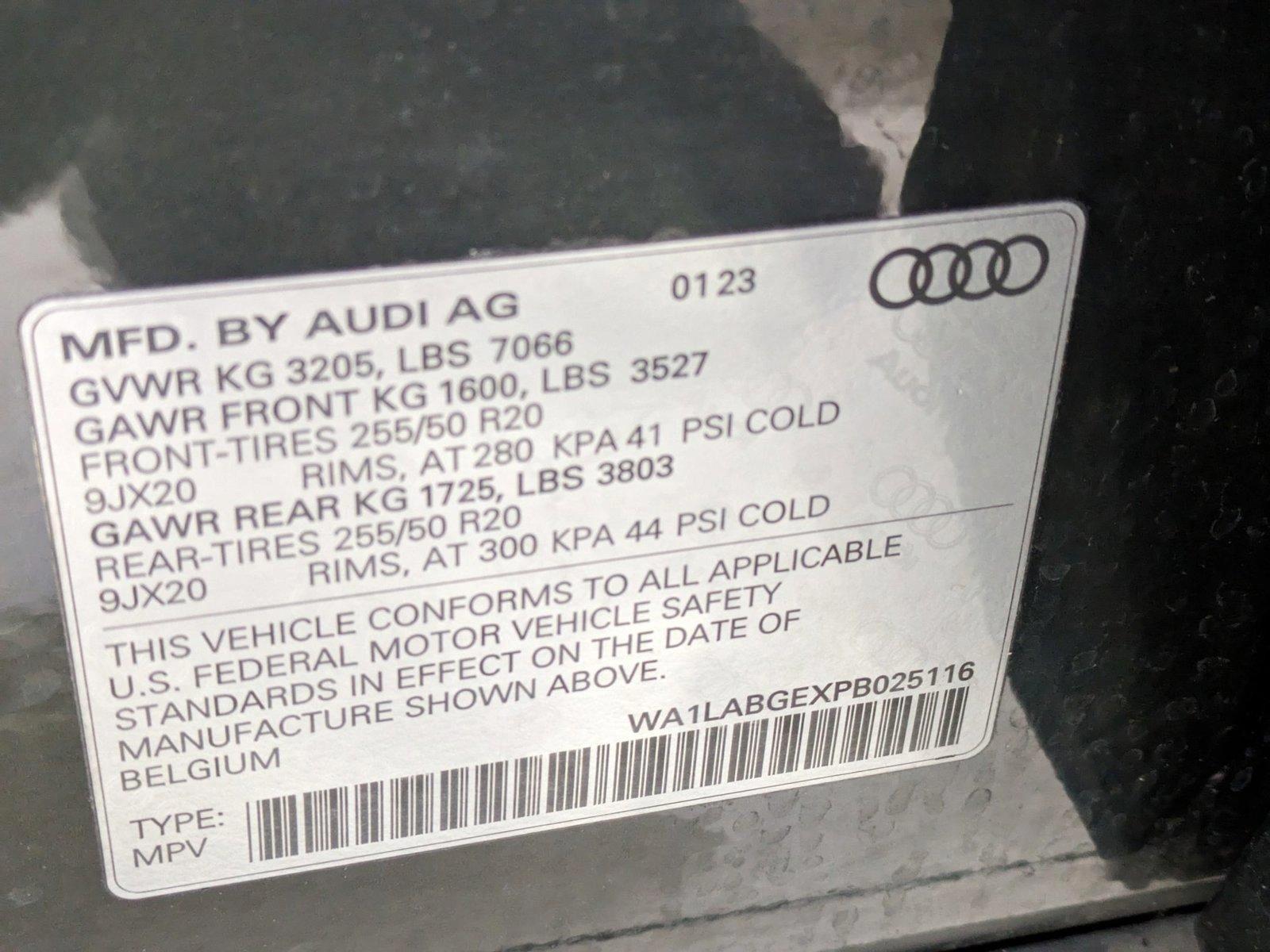 2023 Audi e-tron Vehicle Photo in Rockville, MD 20852