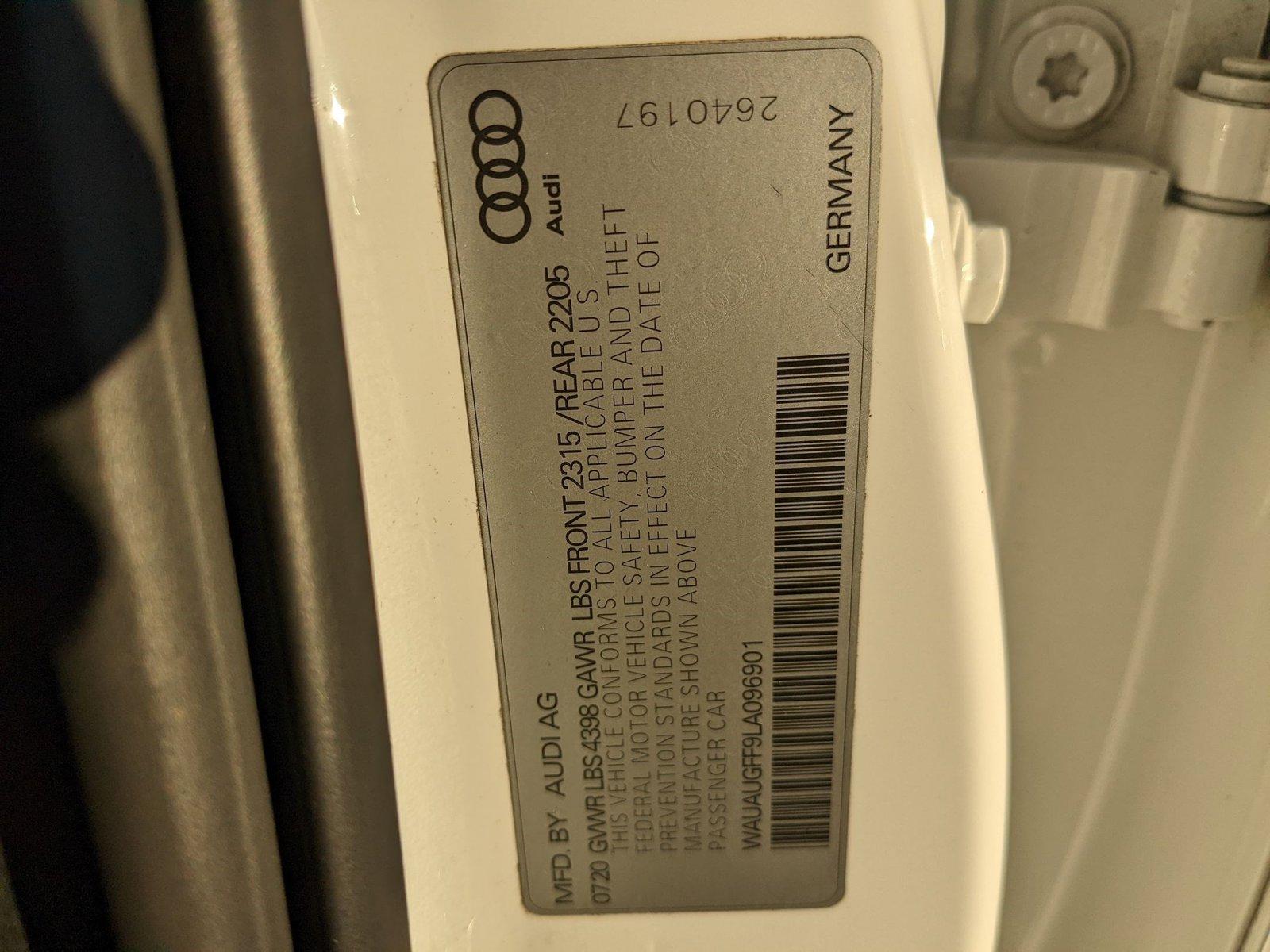 2020 Audi A3 Sedan Vehicle Photo in Orlando, FL 32811