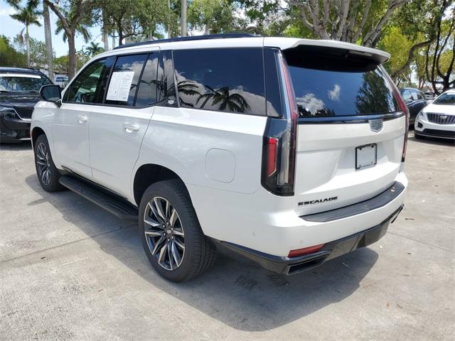 Certified 2021 Cadillac Escalade Sport with VIN 1GYS3EKL4MR293420 for sale in Delray Beach, FL