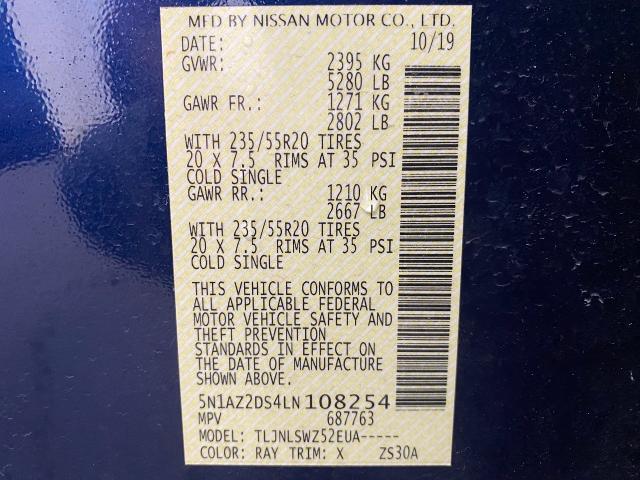 2020 Nissan Murano Vehicle Photo in Appleton, WI 54913