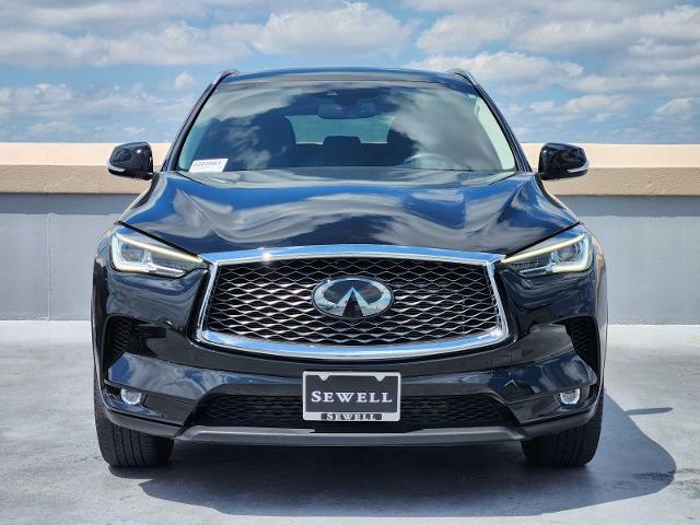 Certified 2022 INFINITI QX50 Luxe with VIN 3PCAJ5BA9NF116441 for sale in Dallas, TX