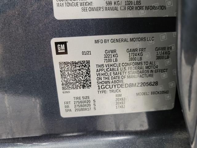 2021 Chevrolet Silverado 1500 Vehicle Photo in APPLETON, WI 54914-4656