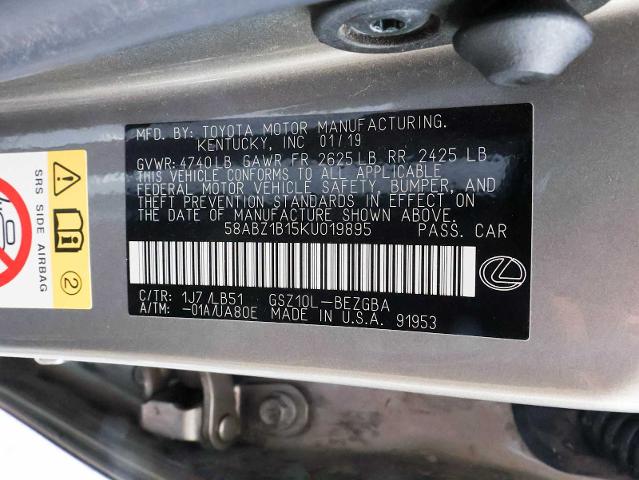 2019 Lexus ES 350 Vehicle Photo in Dallas, TX 75209
