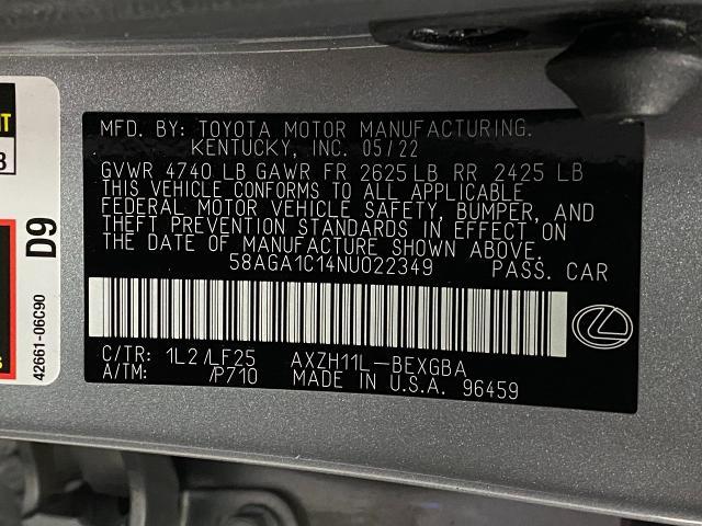 2022 Lexus ES 300h Vehicle Photo in Appleton, WI 54913