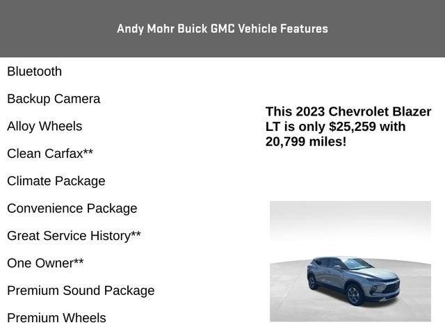 2023 Chevrolet Blazer Vehicle Photo in Fishers, IN 46038