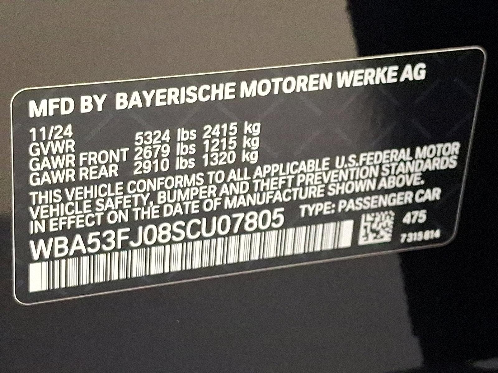 2025 BMW 530i xDrive Vehicle Photo in Lancaster, PA 17601