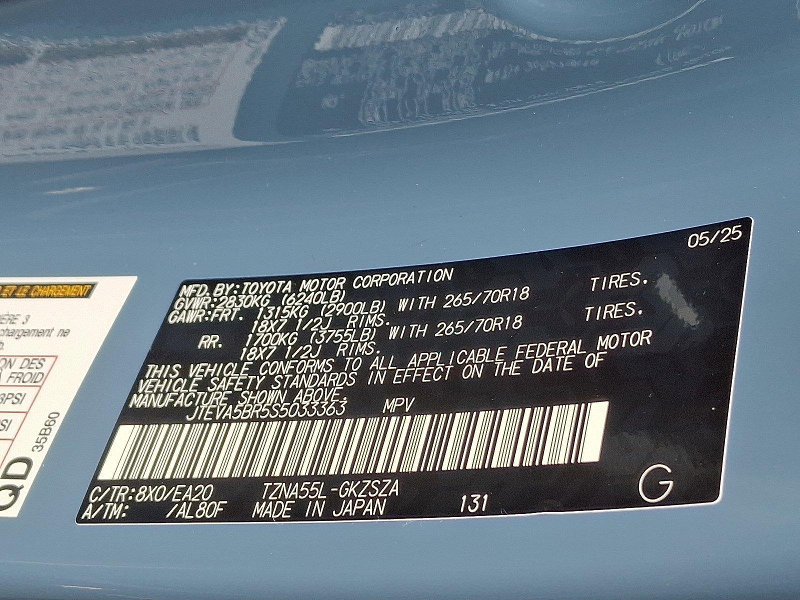 2025 Toyota 4Runner Vehicle Photo in Harrisburg, PA 17111