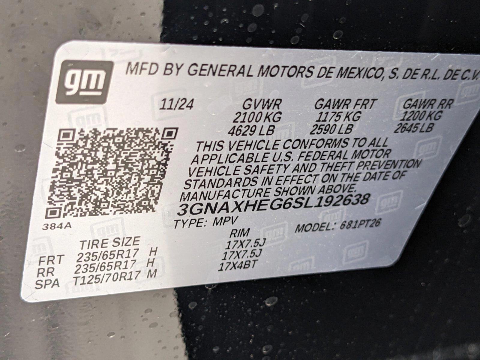 2025 Chevrolet Equinox Vehicle Photo in MIAMI, FL 33172-3015