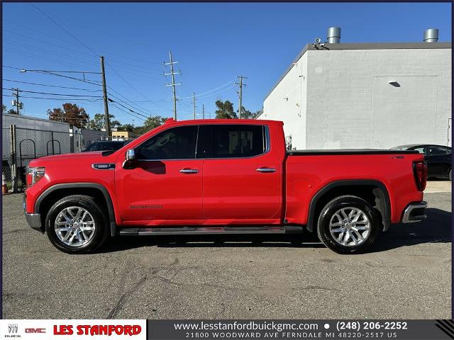 Used 2021 GMC Sierra 1500 SLT with VIN 1GTU9DET7MZ429008 for sale in Ferndale, MI