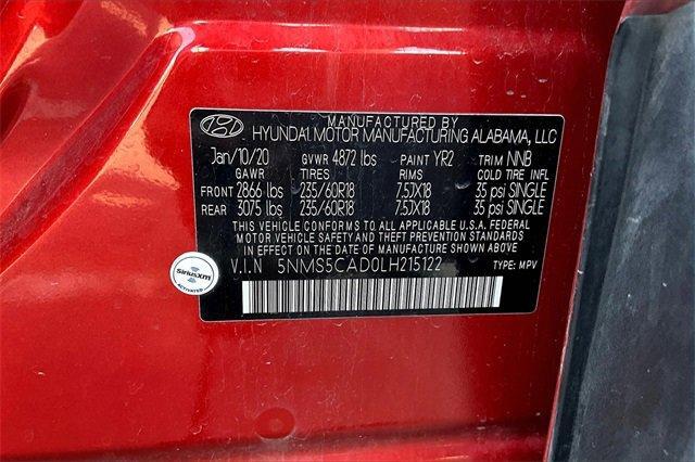 2020 Hyundai Santa Fe Vehicle Photo in TOPEKA, KS 66609-0000