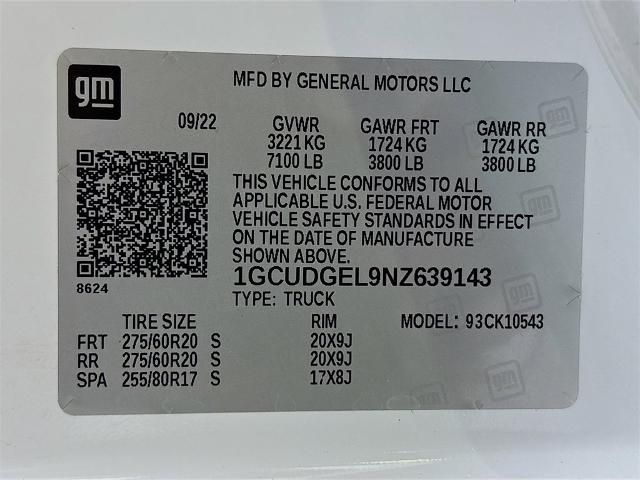 2022 Chevrolet Silverado 1500 Vehicle Photo in PUYALLUP, WA 98371-4149