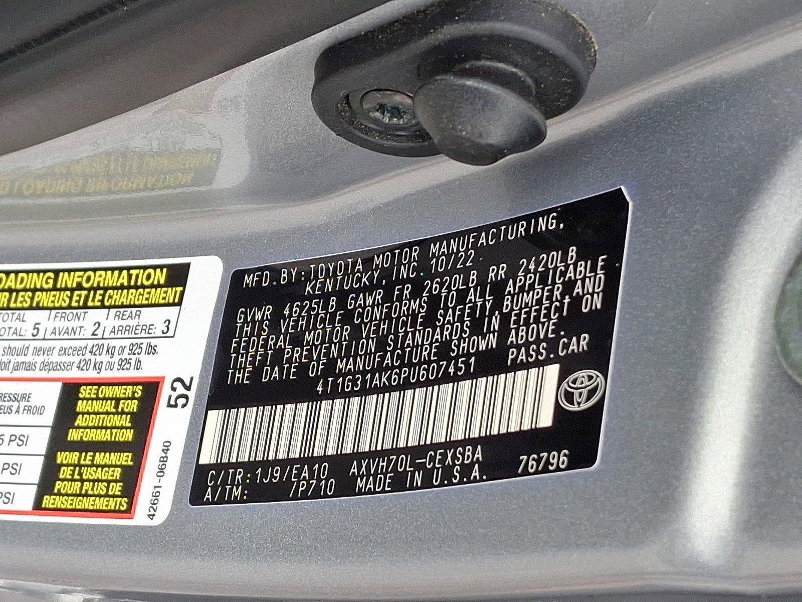 2023 Toyota Camry Vehicle Photo in Harrisburg, PA 17111