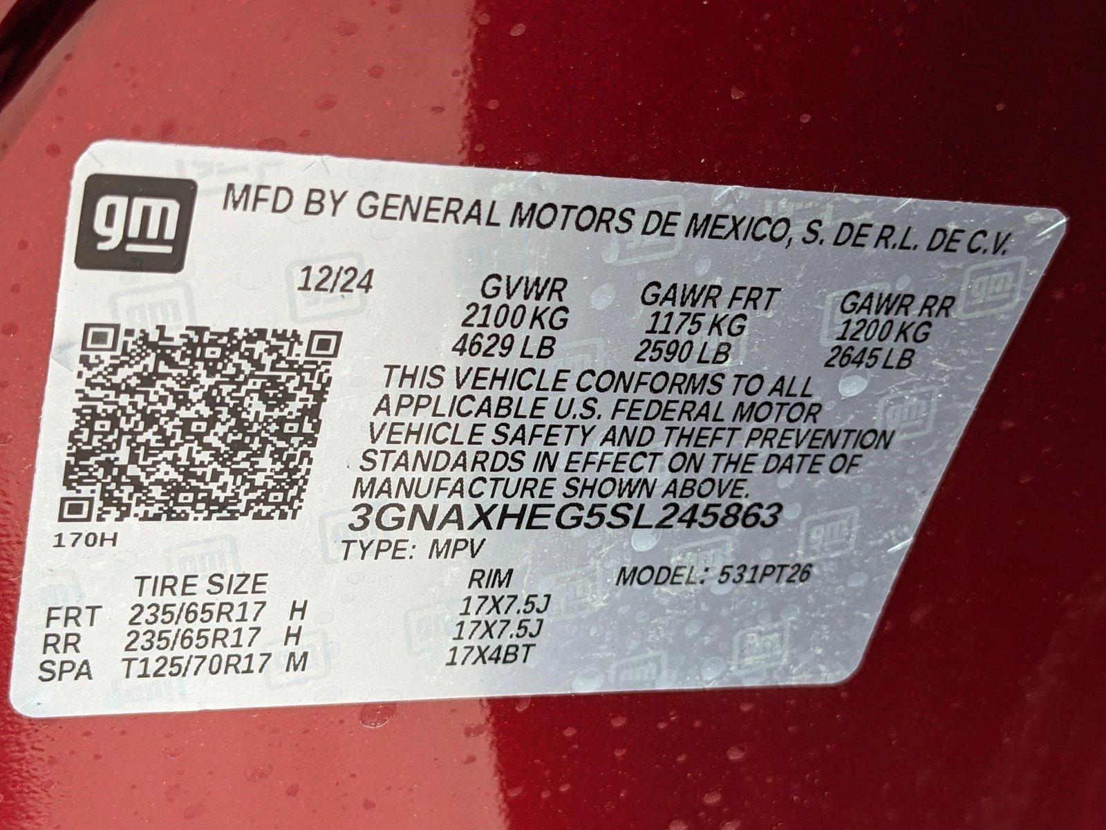 2025 Chevrolet Equinox Vehicle Photo in MIAMI, FL 33172-3015